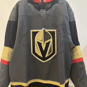Vegas Gold Knights Autographed Jersey 2025 by 21 players